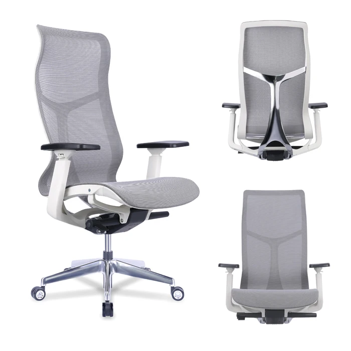 
High Elasticity Korea Full Mesh Back Gray Frame Donati Ergonomic Office Chair 