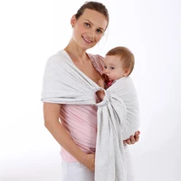 

Wholesale Amazon Hot Sale 100% Cotton Newborn Organic Ring Baby Sling Wrap Baby Carrier Wrap