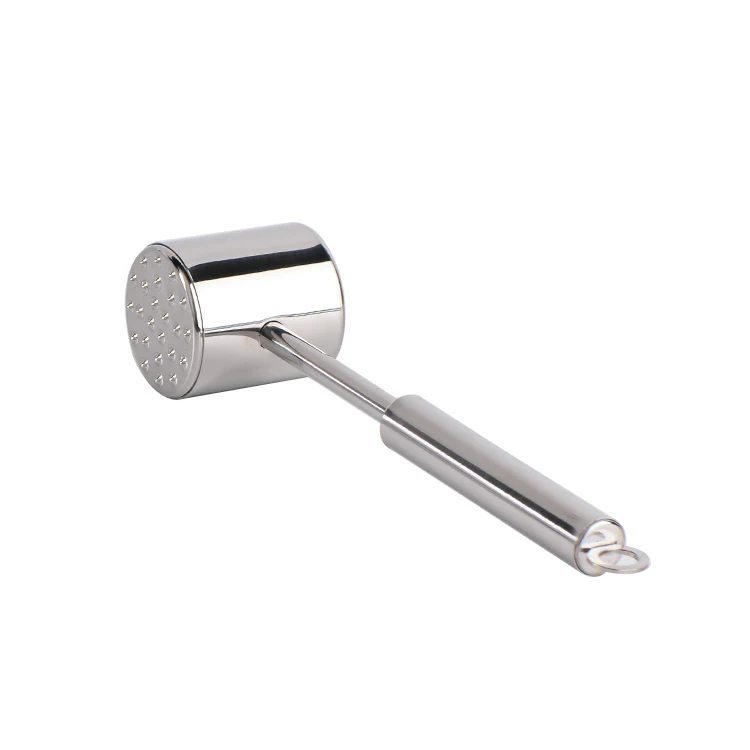 

FREE SAMPLE Amazon Hot Sale BBQ Meat Tenderizer Tool Stainless Steel Meat Steak Tenderizer Hammer