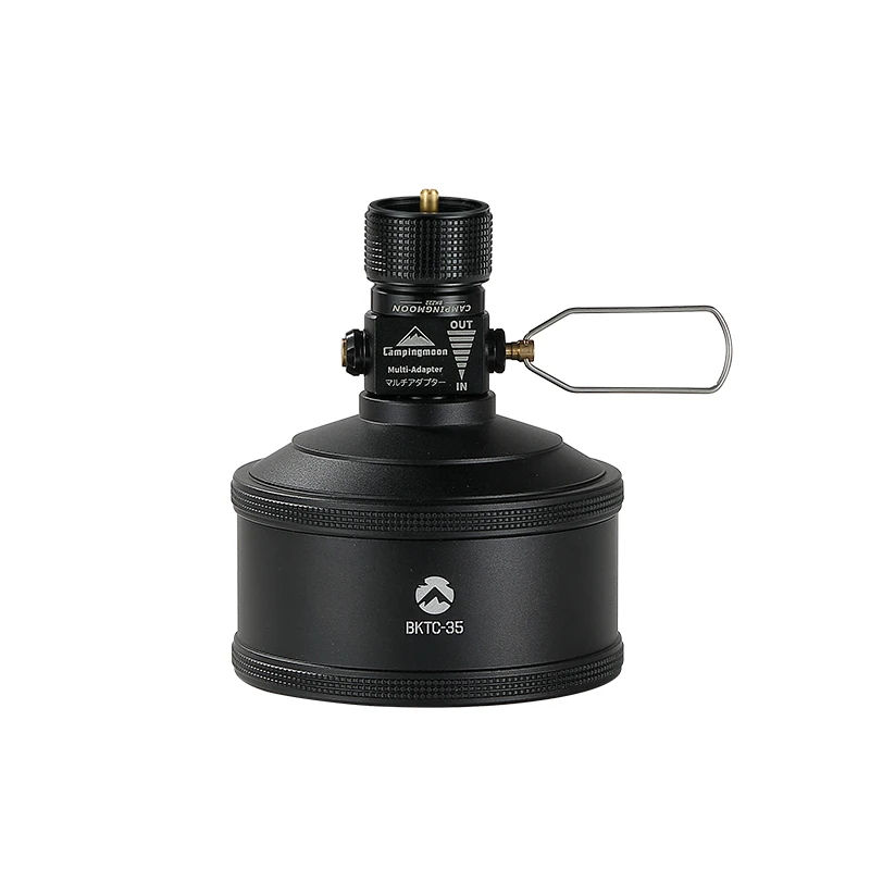 Campingmoon Black Camping Gears 3 in 1 Set  Gas Can Refill Adapter  Butane Propane Canister Saver  Cartrige Set Durable Gas Can