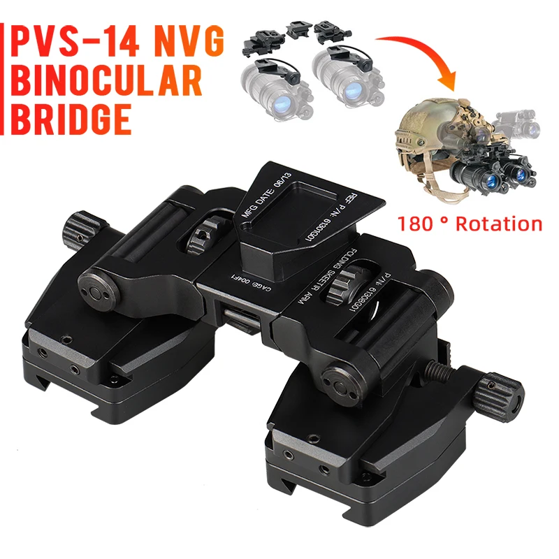 

PVS14 Binocular Bridge night vision device Bridge HK24-0231, Black,blue,tan