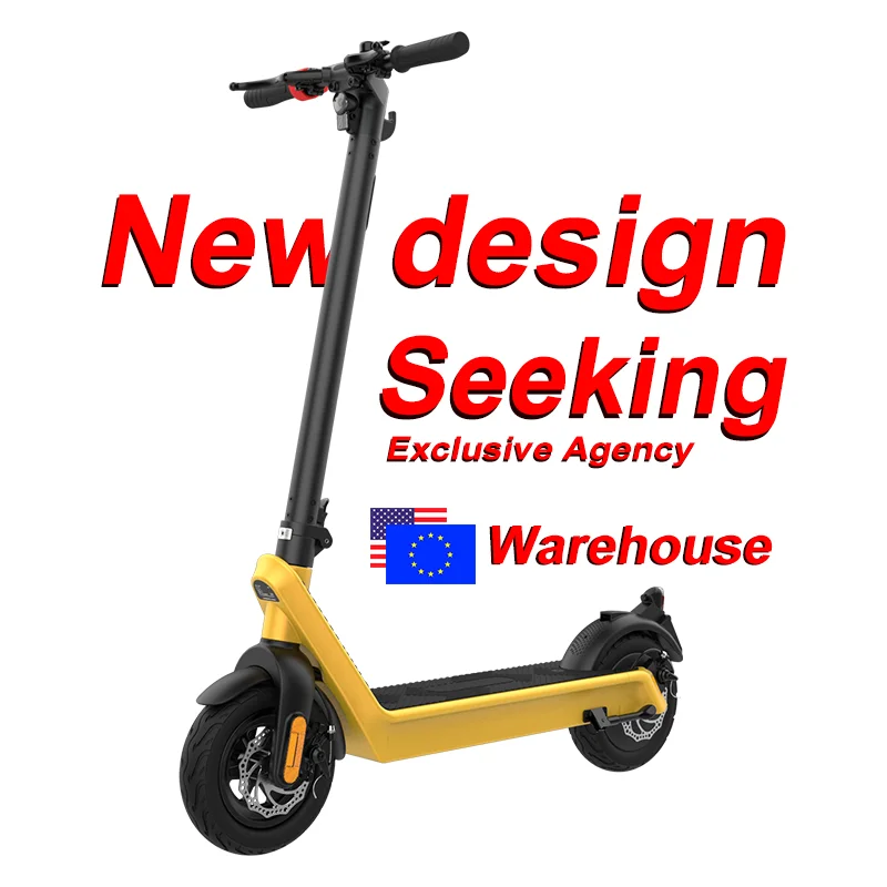 

In Eu Europa Warehouse Foldable Two Wheel Self Balancing 1000W Electric Scooter, Black