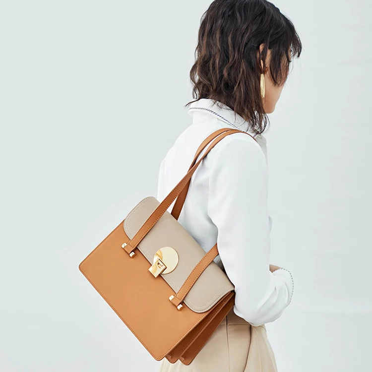 

Elegant luxury Ladies handbag shoulder bag square shape for designer stylish lady brief case mini tote handbag