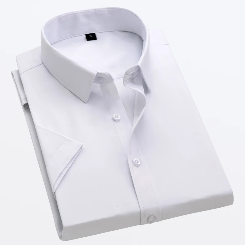 

Men's new fashion long sleeve leisure business formal shirt 2020 new men's summer cotton blended wholesale shirt, 5 colors