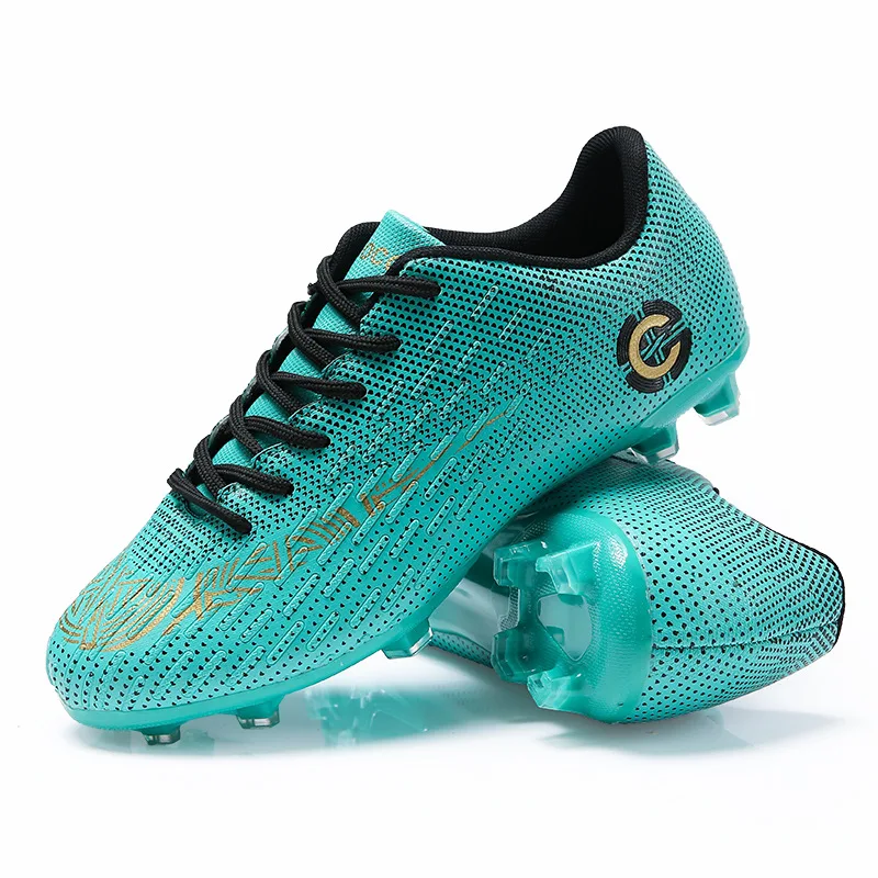 

China OEM Spot Wholesale Size 36-45 professional Men Kids cheap chinese black football boots soccer shoes, 3 colors
