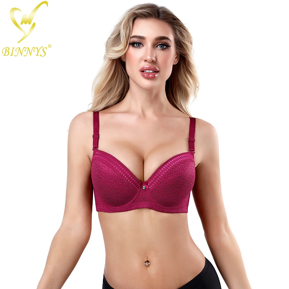 BINNYS Floral Convertible Straps 36 38 40 42 D cup every day back bra