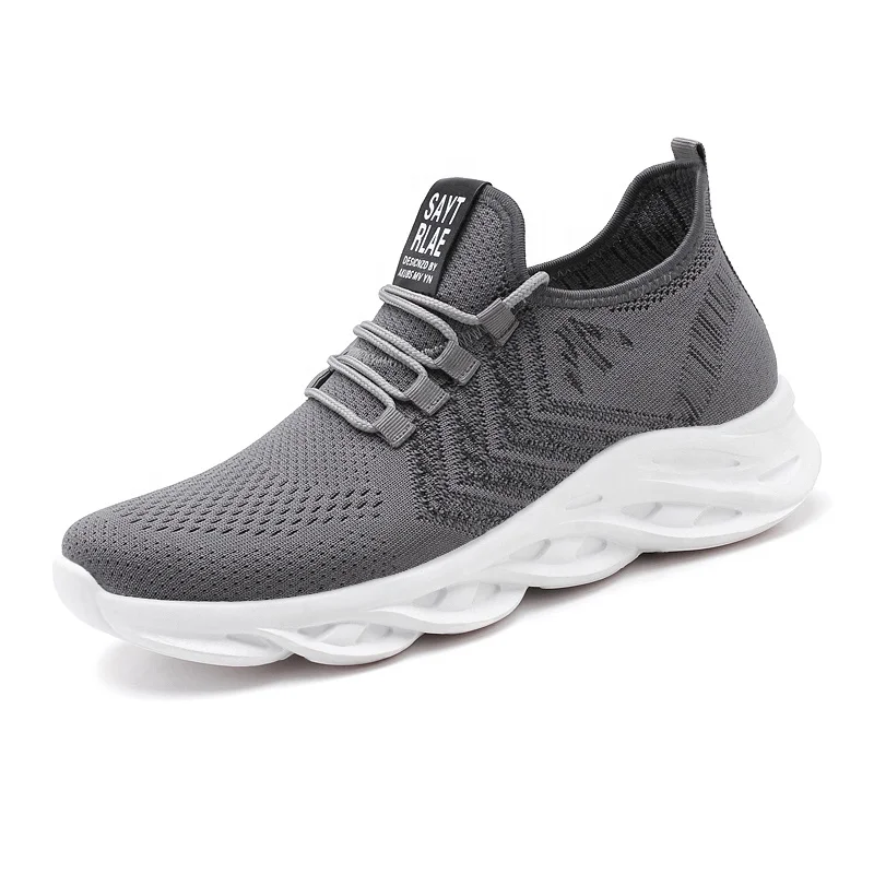 

running shoes for boys tennis shoes hombre shoes sneaker, Black, grey, blue