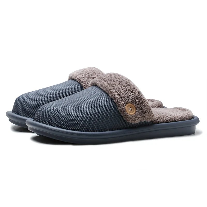 

Made in China 2021 hot-selling plush slippers waterproof and removable home slippers cotton slippers, Picture