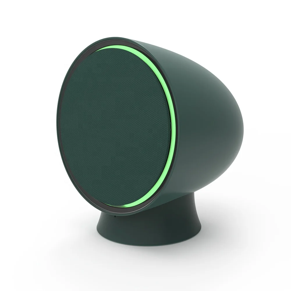 

Enjoy HD sound quality Portable Desktop LED Atmosphere Light Party TWS 5.0 Blue tooth Wireless BT Speaker Support TF MP3 Player