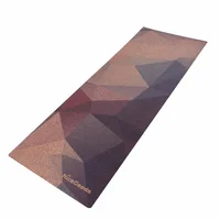 

Free LOGO engraved custom print cork yoga mat wholesale