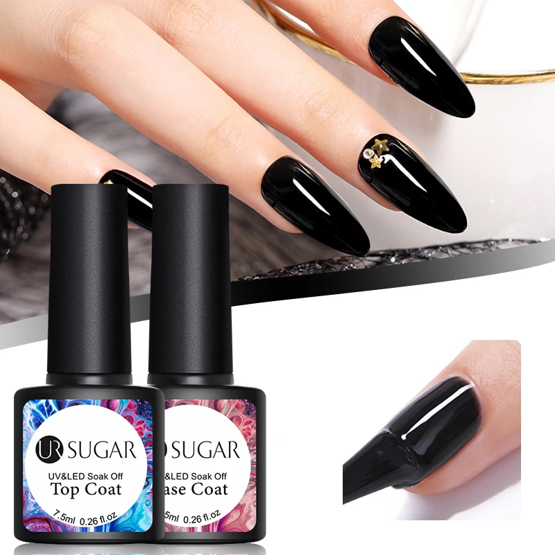 

UR SUGAR 7.5ml Base Coat Top Coat Soak Off UV LED Nail Art Gel Polish