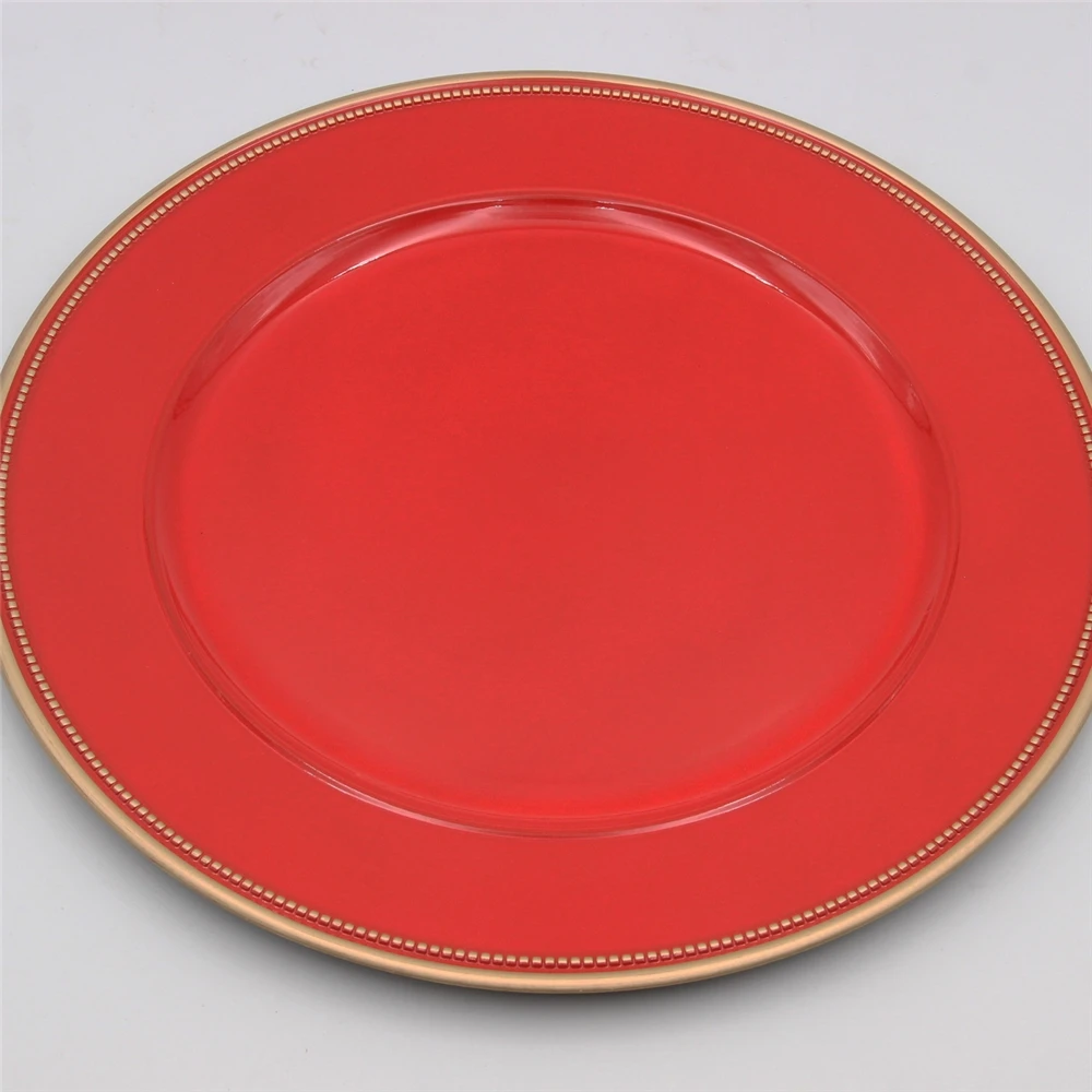 

Plastic Round Divided Snack Serving Dish Charger Fruit Plates Set For Wedding Bar Ktv Home