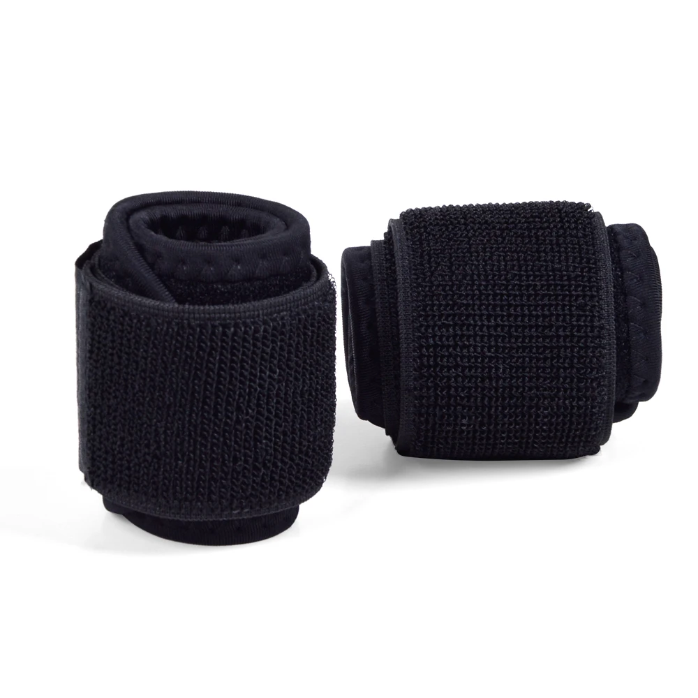 

Wrist Wraps Support Brace for Powerlifting Strength Cross Training Bodybuilding, Black