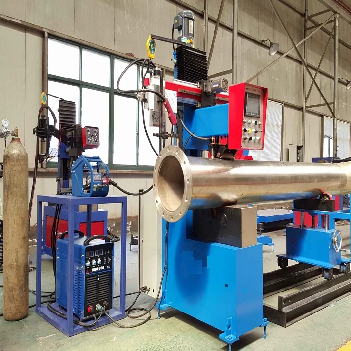 Automatic Pipe And Flanges Welding Machine For Mig Welding Station On