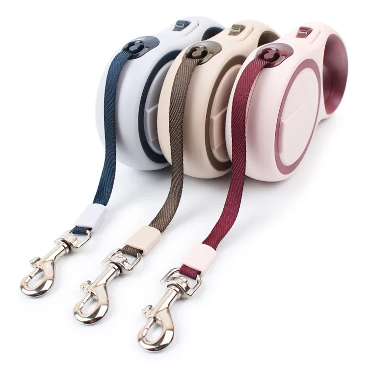 

Multi Color Wholesale Dog Leash Retractable Nylon Dog Leash Pet Dog Collar And Leash