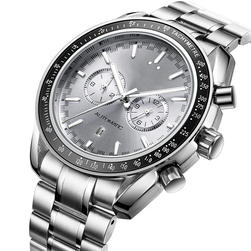 

2021new Luminous Mens Automatic Watch Custom your logo Multifunctional Mechanical Watches Luxury Brand Men Watch Gold Case