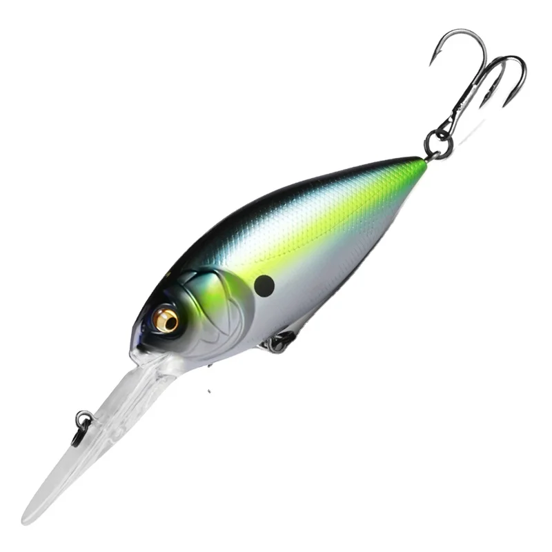

BEARKING 75mm 23g TOP Fishing lures floating crank bait deep diver bait lure High Quality Hard Baits professional Action Wobbler, 10colors