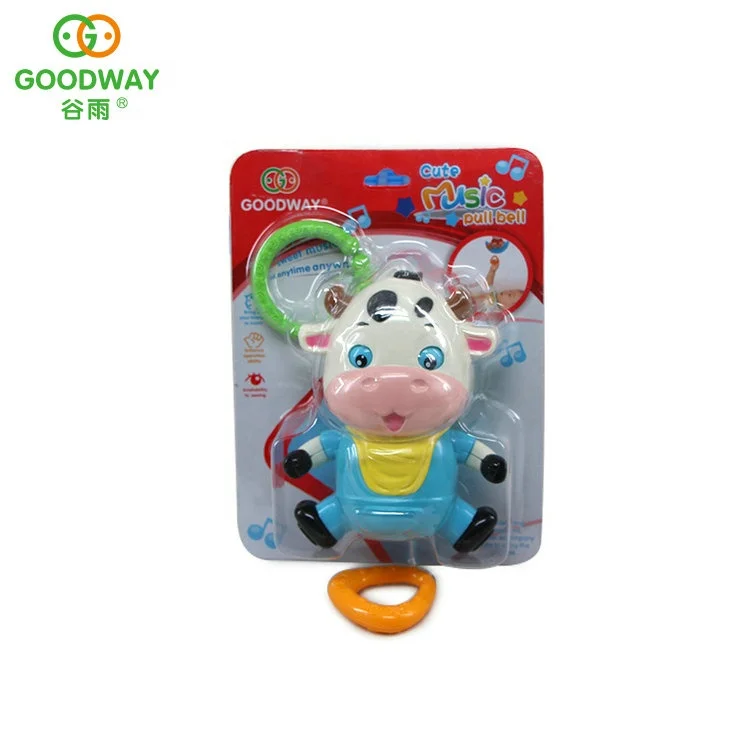 
Cartoon Animal Plastic Music Pull Bell Toy Musical Bed Bells 