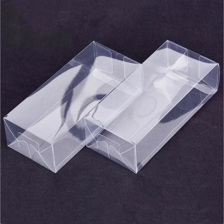 
Clear square PVC Birthday Gift Box Wedding Favor With Hook Transparent Chocolate Candy Eyelash Boxes 