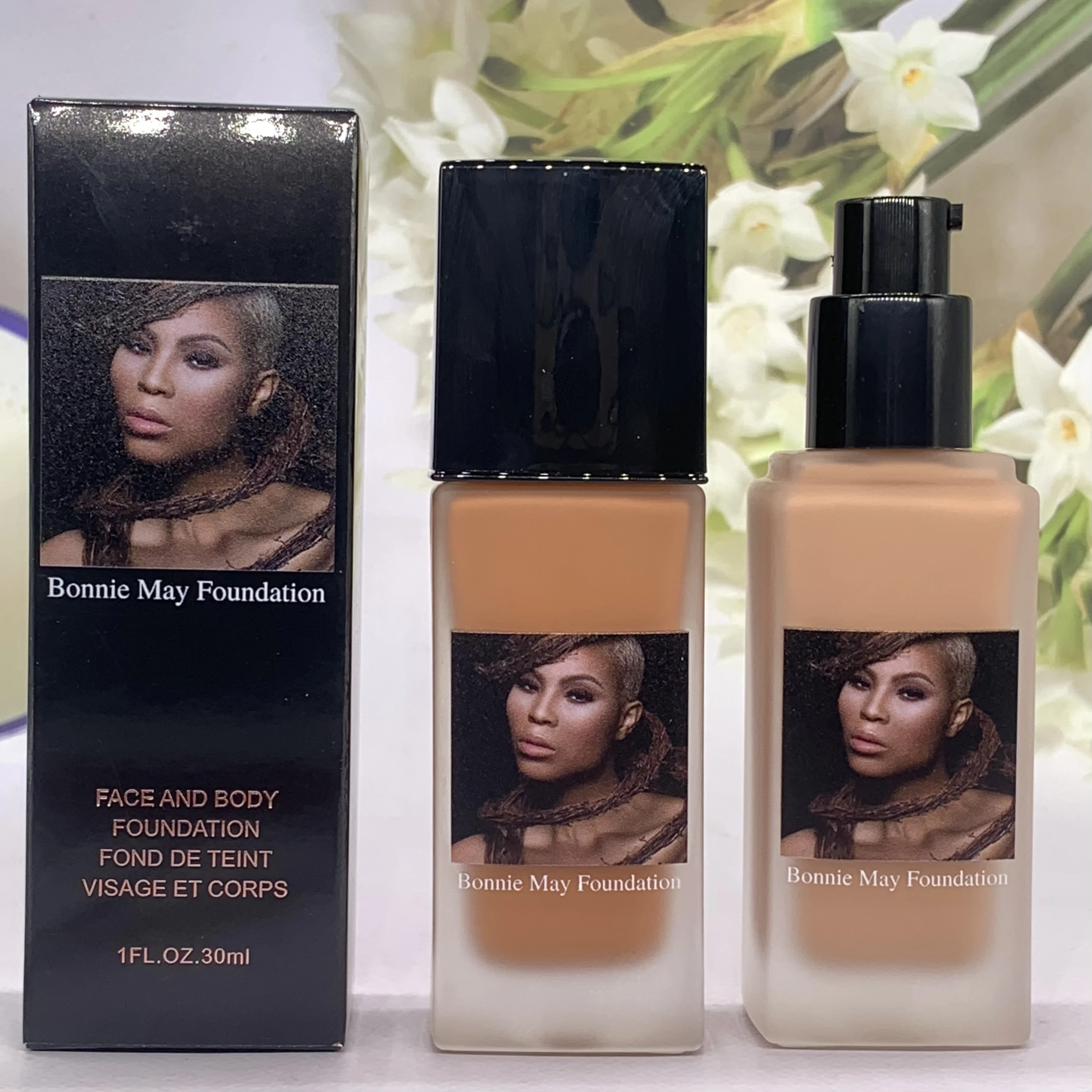 

Wholesale Waterproof makeup face 8 colors foundation private label foundation for dark skin Vegan Foundation