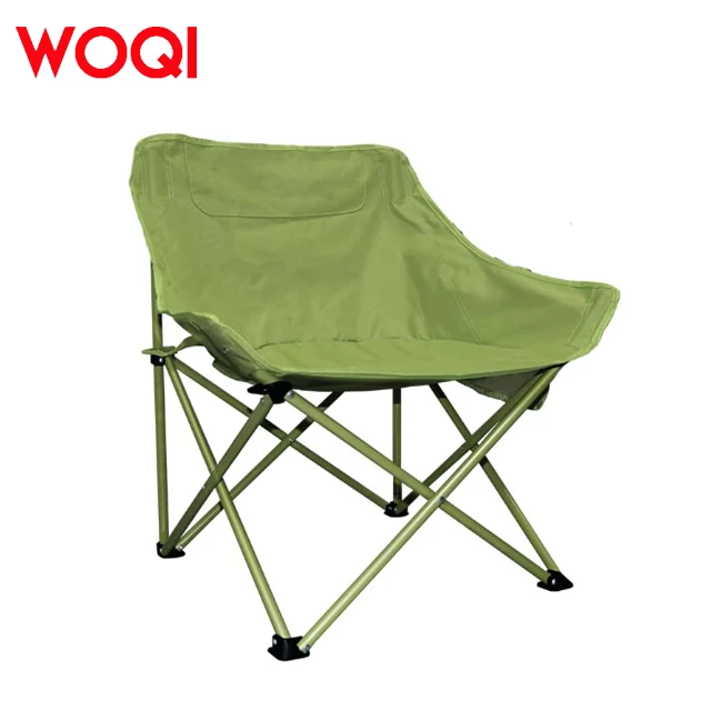 WOQI New Hot Selling Folding Comfortable Lunar Chair Backrest Camping Chair Can Support 400 Pounds With Handbag