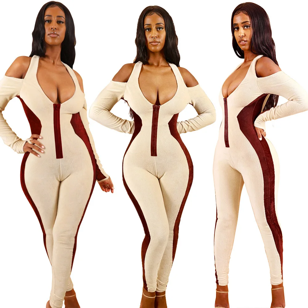 

High fashionable women jumpsuits sexy rompers womens jumpsuit women 2021 summer jumpsuit, Solid