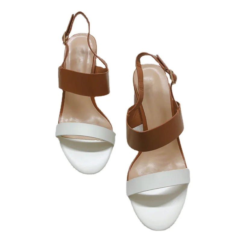

New Coming Platform Beige Sandal Heels Women Shoes Ladies High Heels Shoes Slippers Sandals, Beige black