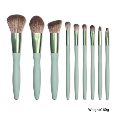 

9pcs personalised beauty needs professional beauty tools luxury makeup brush set with PU bag for makeup