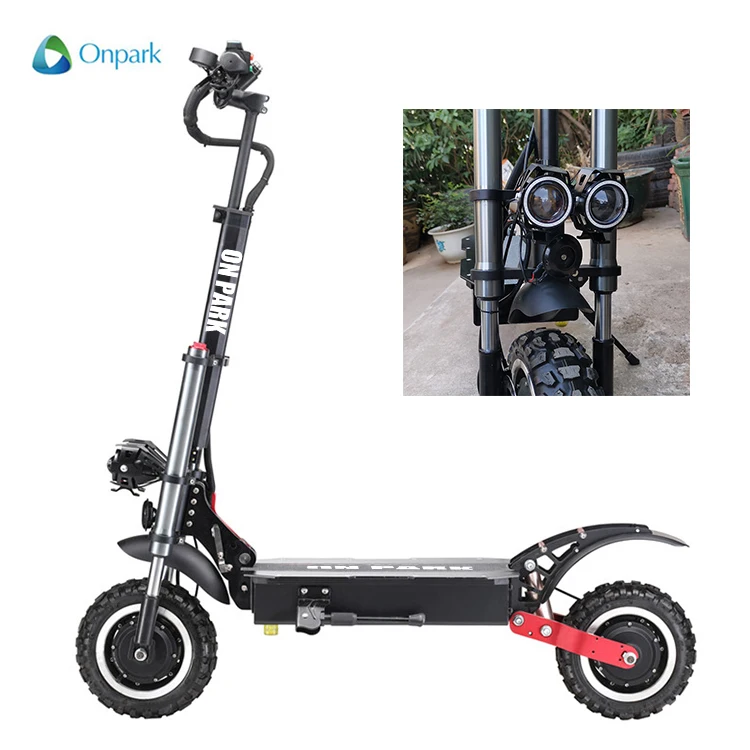 

11inch 5600w big power dual suspension offroad 60v racing electric scooter