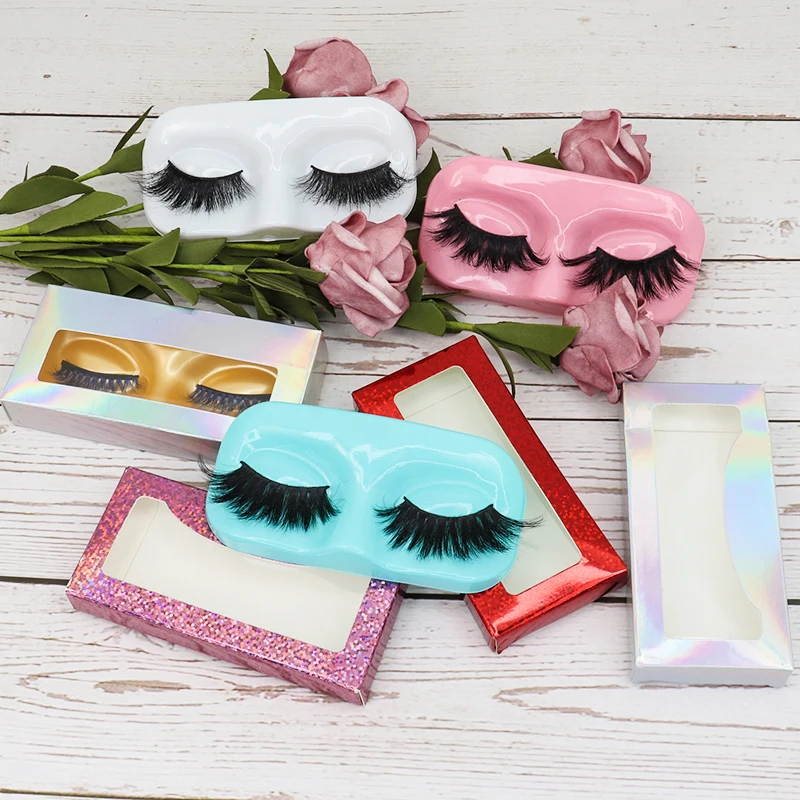 

China Customize 3D Natural False Eyelash Premium Lashes 25 Mm Mink Eyelashes