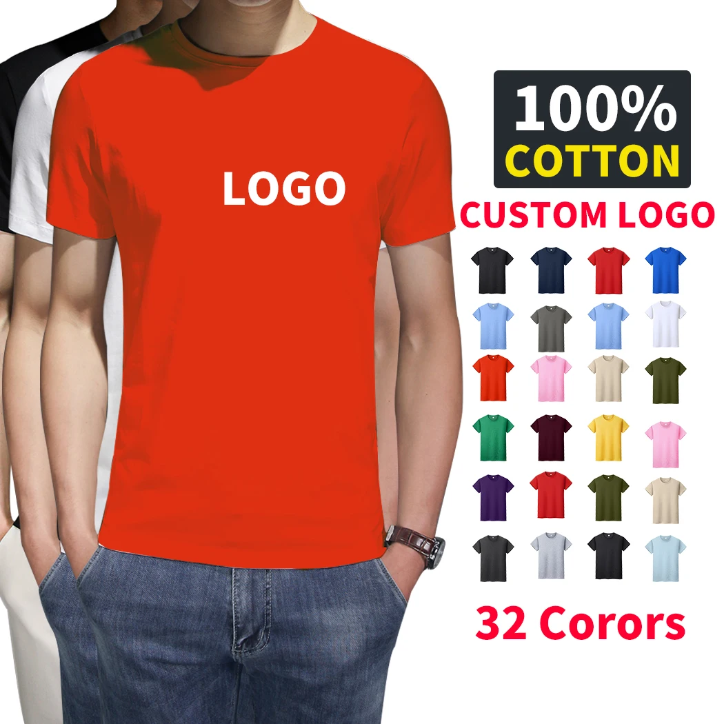 

tshirts with logo custom logo printed printing oversized Customize cotton designs men sublimation Blank custom t shirt
