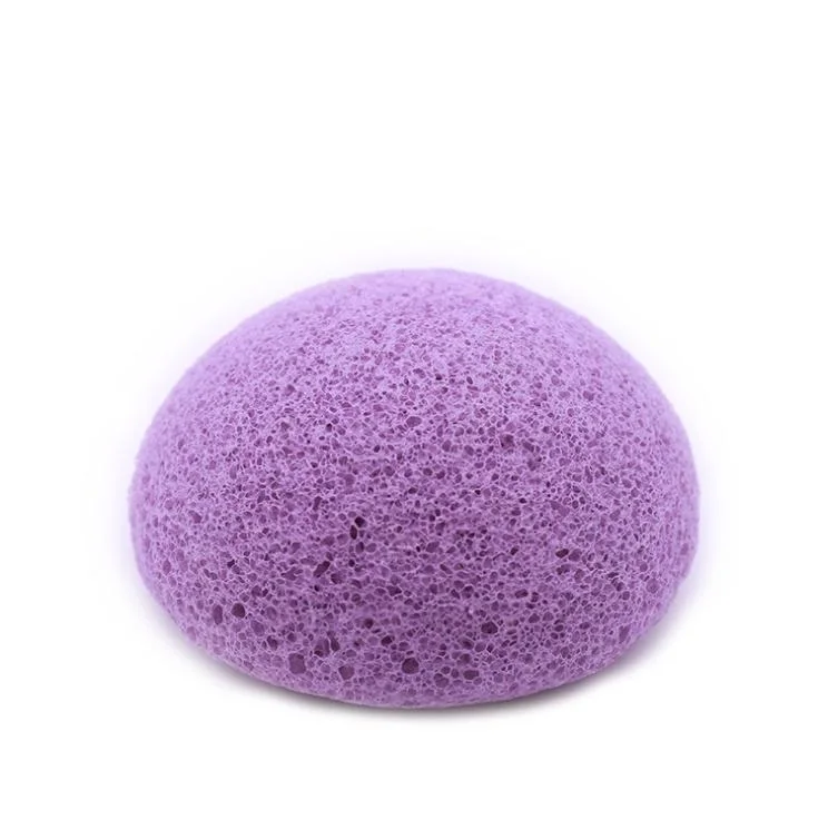 
Half ball Konjac Sponge 100% All Natural Facial Sponge with Activated Bamboo Charcoal. 