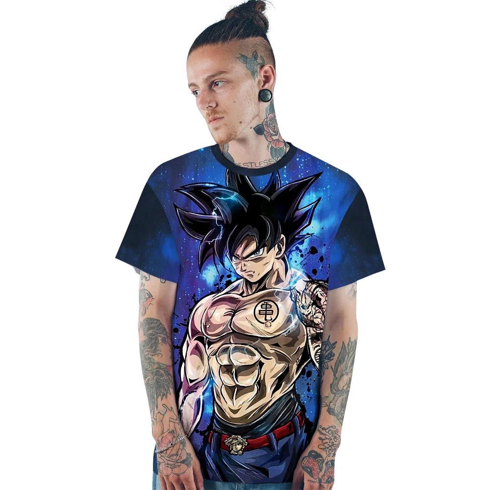 

anime custom print T shirt man and woman clothing, Customized colors