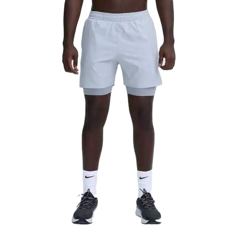 

Summer fitness sports shorts quick-drying pants American fake two-piece basketball pants men's casual five-point pants