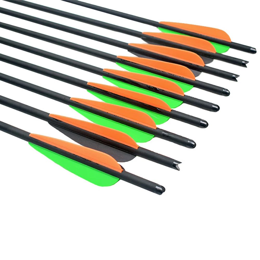 

12Pcs Carbon Arrows 16 18 20 22 Inch Archery Crossbow Bolt Arrows for Archery Hunting