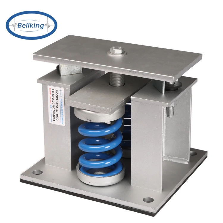 BELLKING MA-2 Industrial Design Steel Galvanized Steel Spring Vibration Isolator for HVAC System ISO9001 Certification Custom