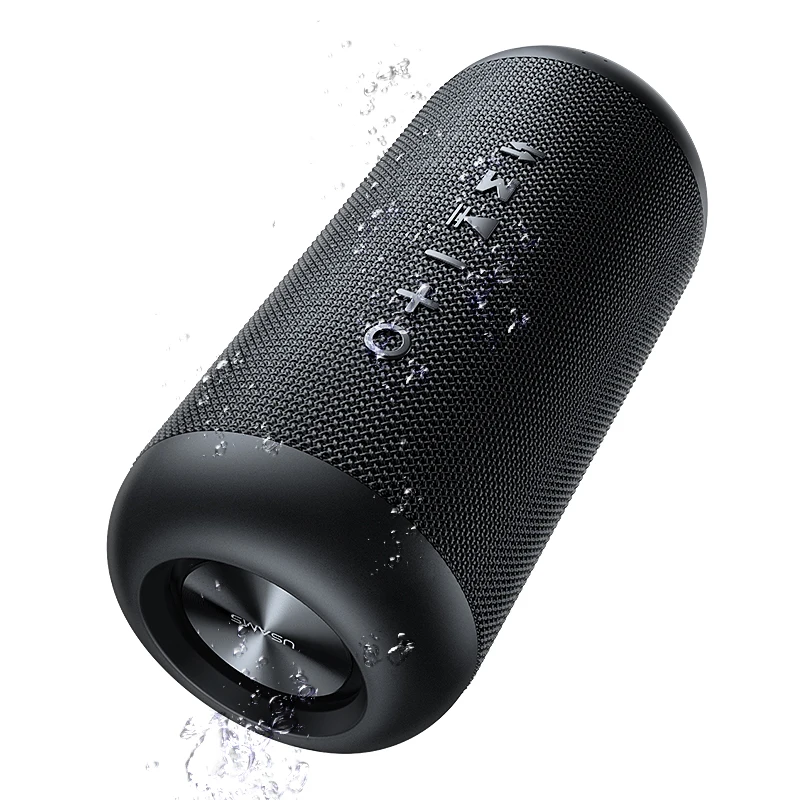 

USAMS 2023 Newest Products YX008 IPX6 Waterproof 360 degree Surround Sound BT5.0 Wireless Outdoor Speaker