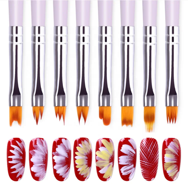 

Professional Flower Pen Colored Drawing Line Pen Brush Nail Art Brushes Set