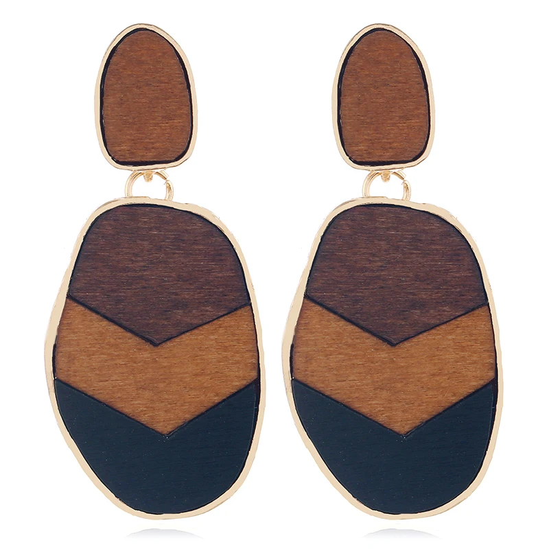 

Classic Earrings Classic Alloy Wood Drop Earrings New Design Fashion  Women Jewelry, Resin earring wool