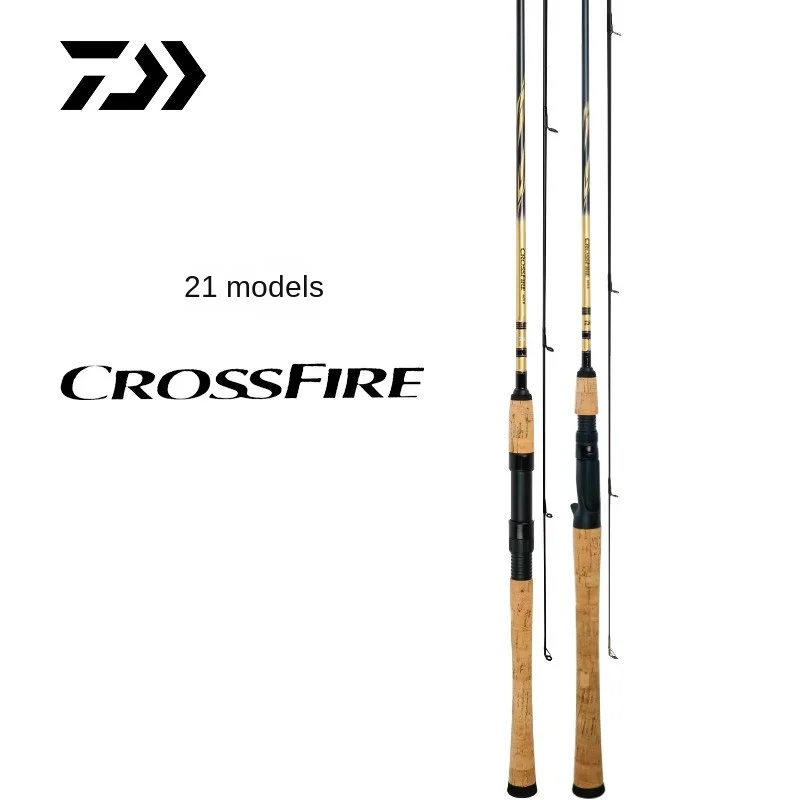 

WEIHAI orignal DAIWA CROSSFIRE CS 1.98-2.24m UL ML Spinning And Casting Saltwater Lure Fishing rods