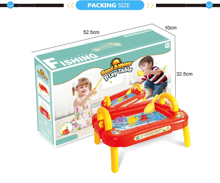 Intelligent outdoor sand table set plastic fishing game toy for kids.jpg