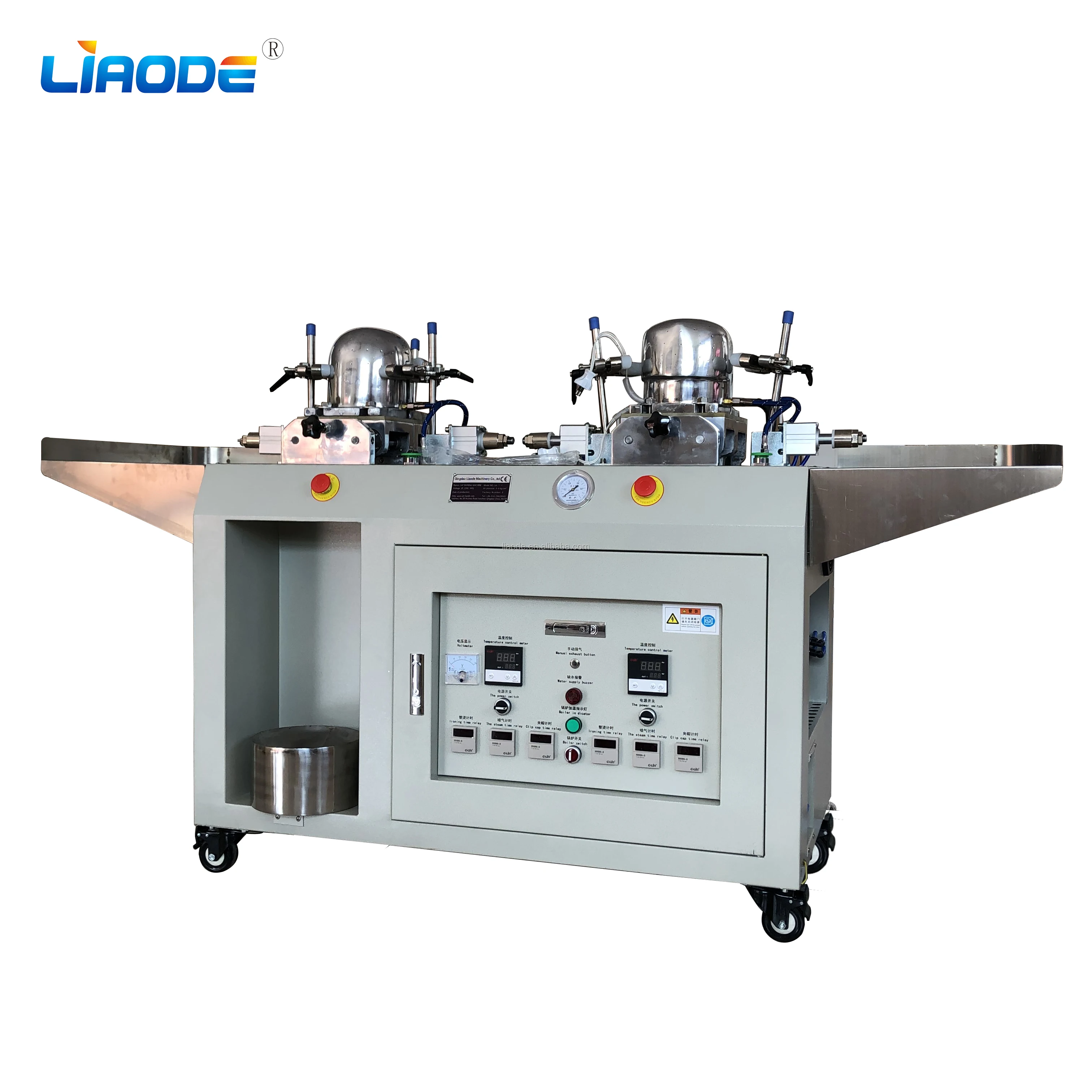 High Quality Steam Automatic Baseball Cap Ironing Machine With Two Head