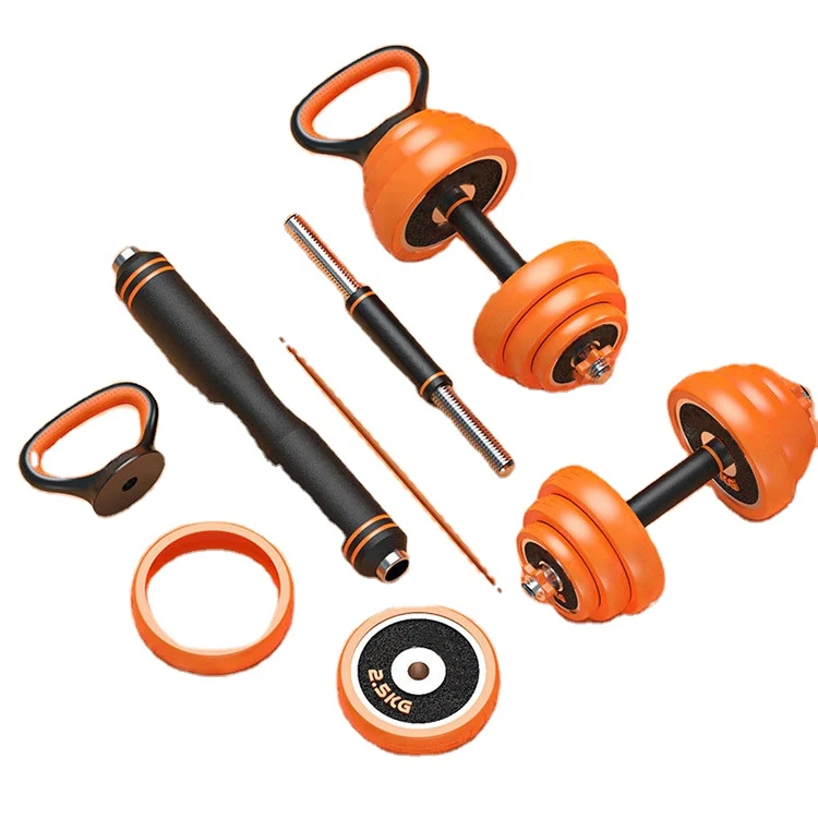 

Stainless Steel Coated Adjustable Dumbbell Set Weights 40kg 50 Kg Dumbbells Barbell whith Wireless APP