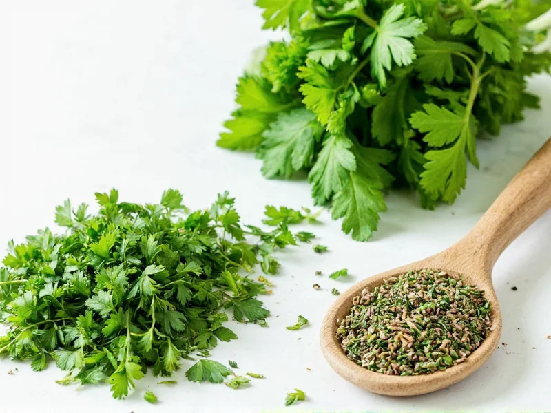 Fresh to Dried Parsley Conversion: Exact Substitution Ratio