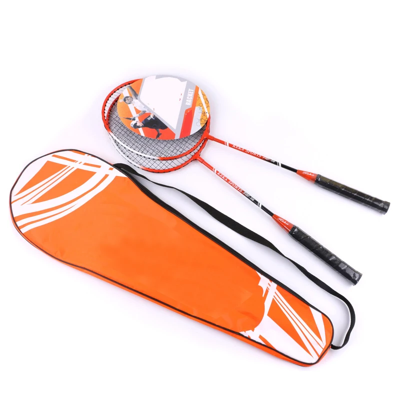 

Wholesale Nylon Cable Carbon Fibe Training Light Weight String Hot Sell Badminton Racket Set