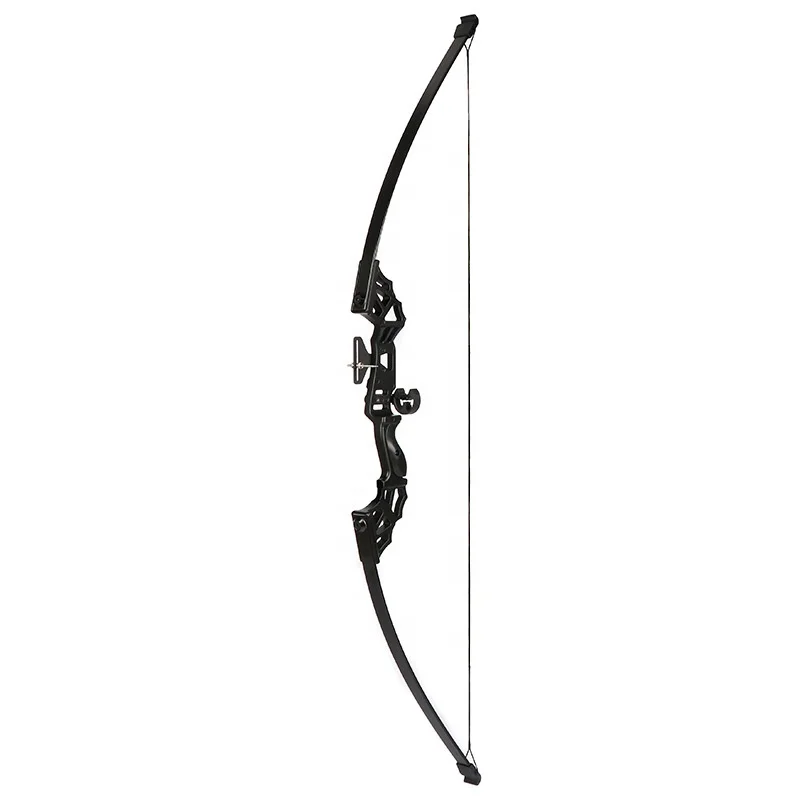 

Archery equipment alloy arrow straight fish hunting outdoor indoor training bow, Black