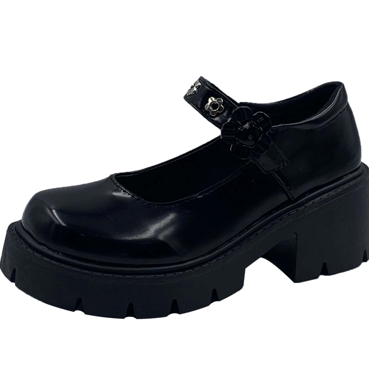 

Women Lolita Shoes JK Uniform Shoes PU Leather Ankle Mary jane Shoes Cute Sexy Retro British Style, Picture