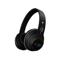 

2019 New LED wireless V5.0 foldable headphones with radio and SD