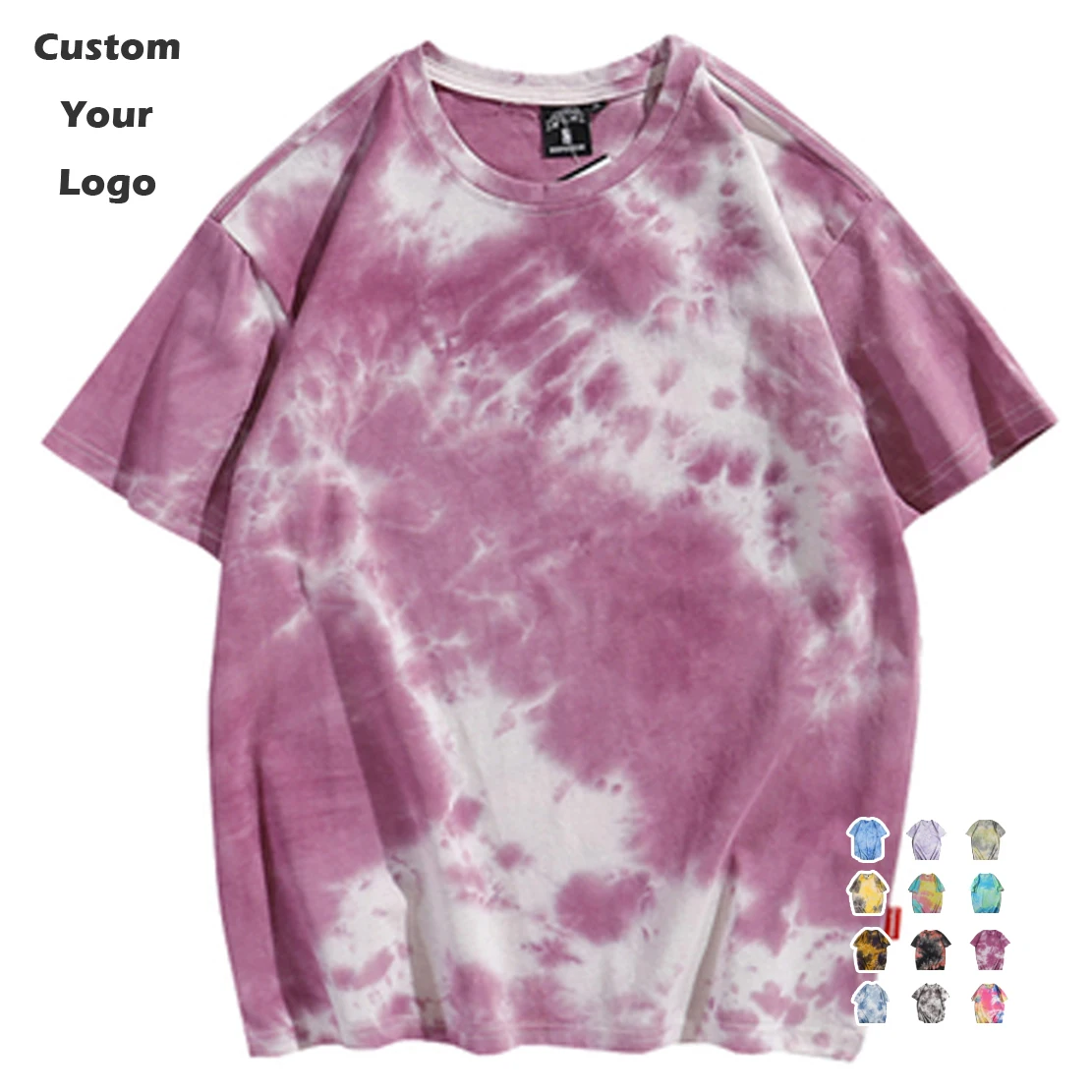 

Fashion Brand wholesale Vintage Cotton Oversized Tie Dye TShirts Custom logo printing Slim Fit plus size Men's t-shirts