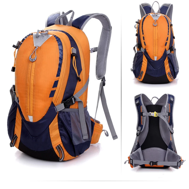 

High Capacity Nylon Outdoor Travel Trekking Backpack Camping Bag Waterproof Mountain Hiking Backpack, Colorful also can be customized